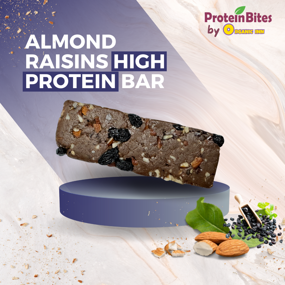 High Protein Bar - Almond Raisins (Pack of 3)