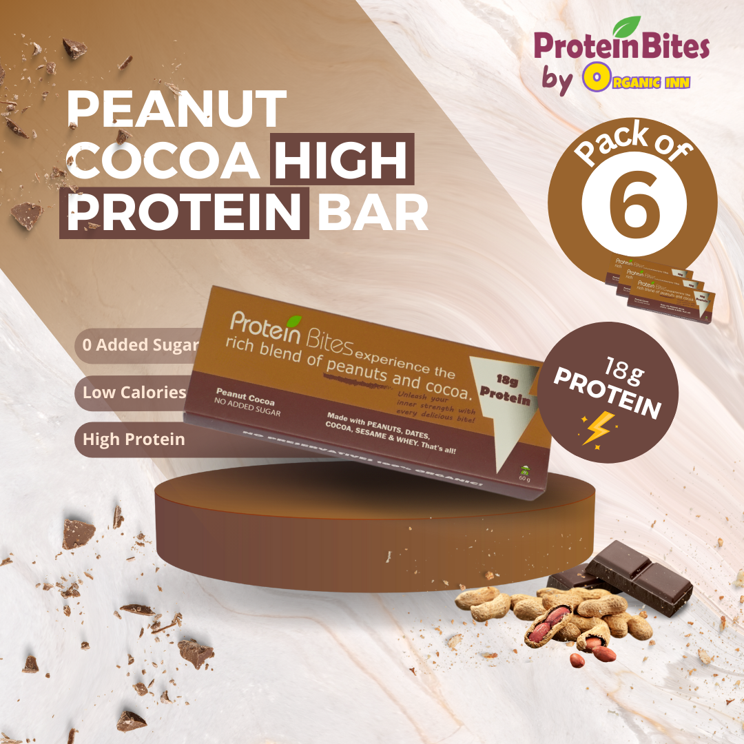 High Protein Bar - Peanut Cocoa (Pack of 6)