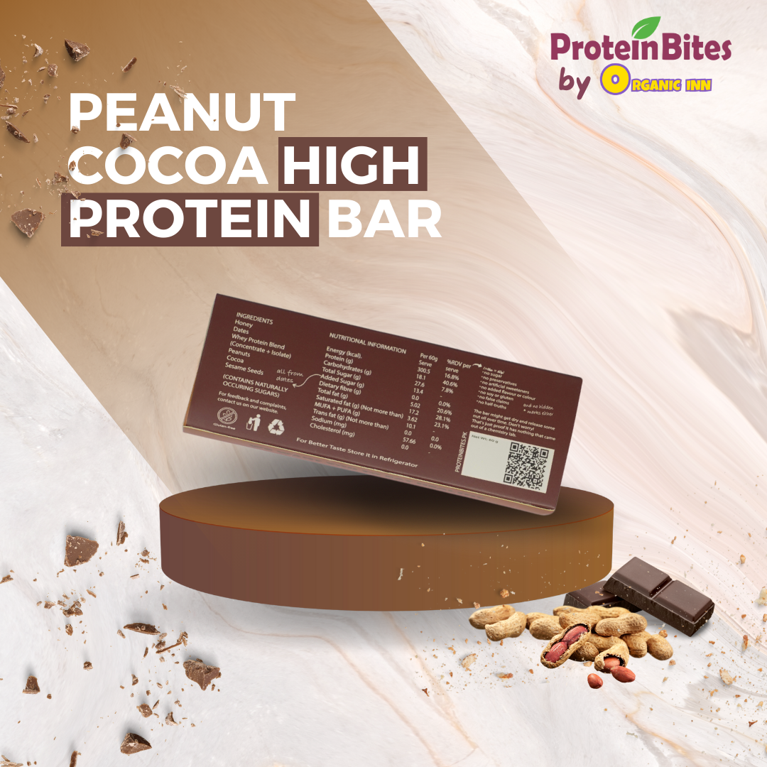 High Protein Bar - Peanut Cocoa (Pack of 6)